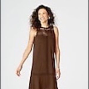 New J Jill sleeveless, A-line dress